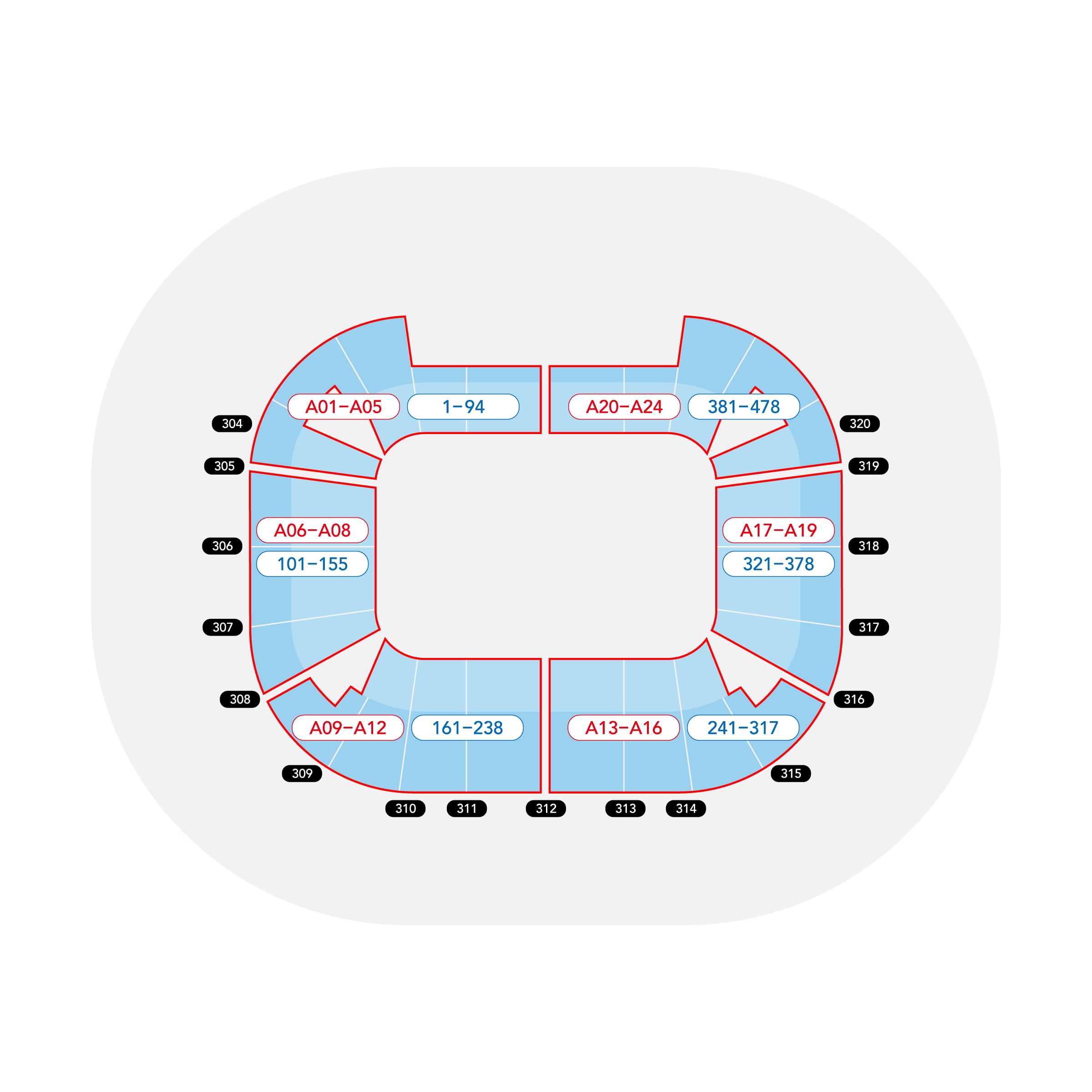 アリーナ 座席マップ｜TOYOTA ARENA TOKYO｜トヨタアリーナ東京